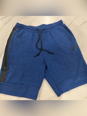 Nike Men's Royal Blue Athletic Drawstring Shorts